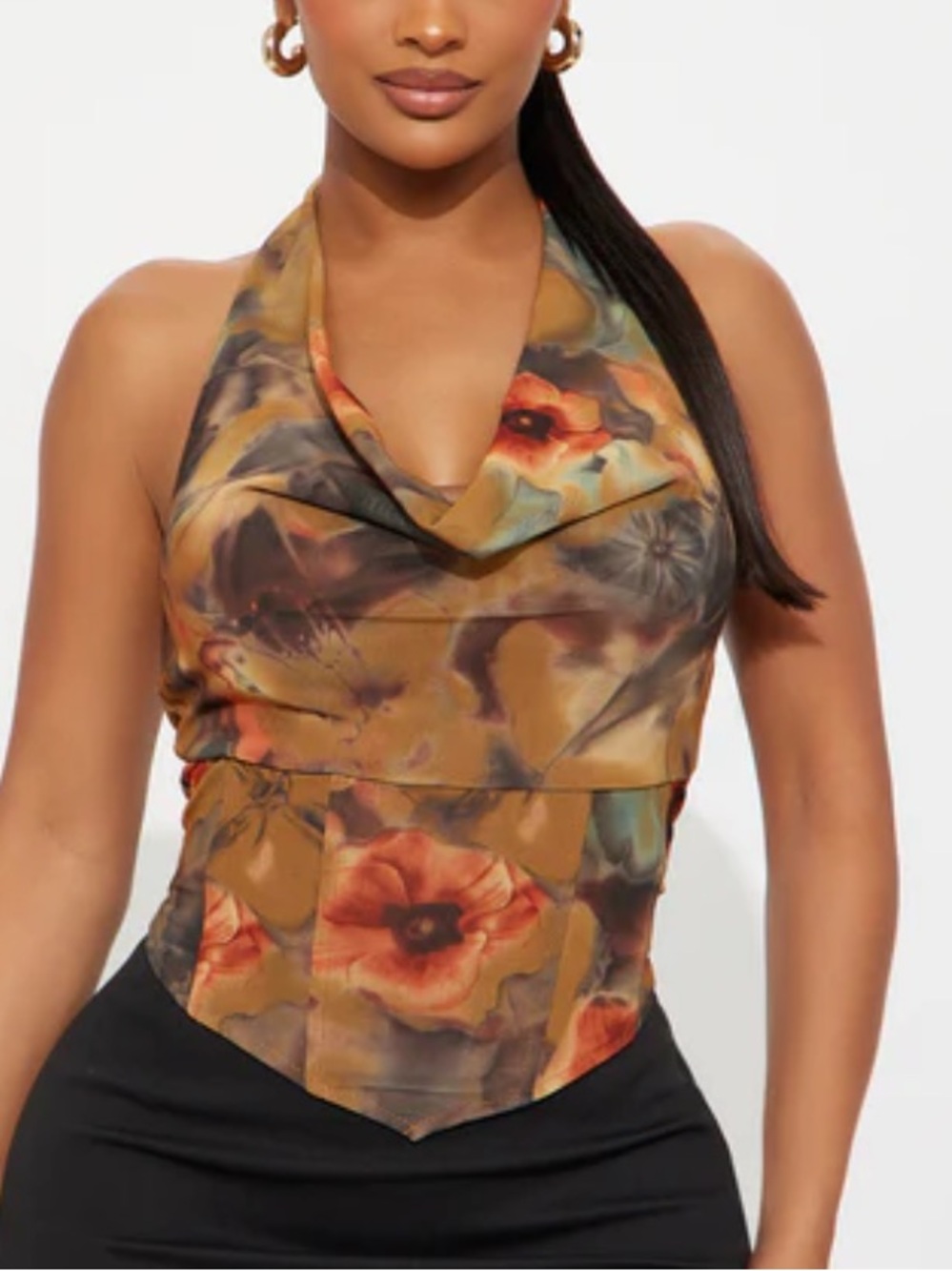 Y2K Halter Corset Crop Top
